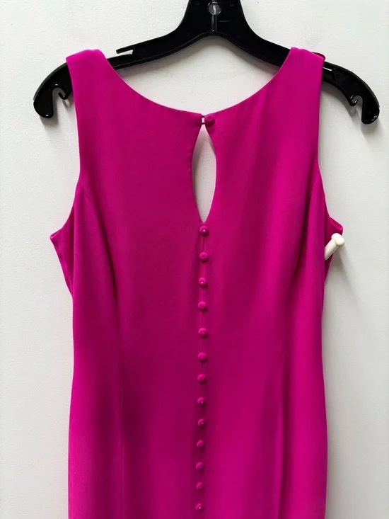 Vintage Dana Buchman Pink Silk Column Maxi Dress - Picture 2 of 8